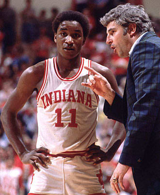 Isiah Thomas and Bobby Knight SI 60
